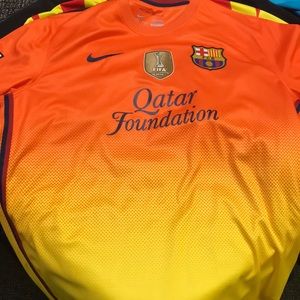 Nike Andres Iniesta FCB soccer jersey